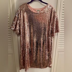 Sequin T-Shirt dress!